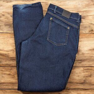 Origin Maine Jeans Men’s 34x33 Blue Straight Fit Denim‎ Pants Workwear USA